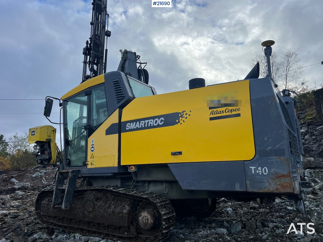 Maşină de foraj Atlas Copco smartroc T40-11 Borerigg m/ 2560 hammer, CME sliper og Leica gps: Foto 6