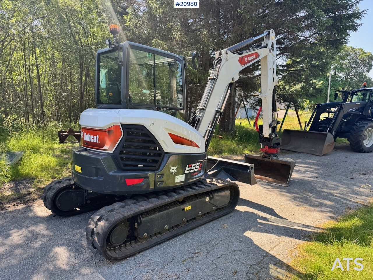 Bobcat E55Z Minigraver m/ Rototilt og 2 skuffer. 230 timer! - Mini excavator: Foto 3 Bobcat E55Z Minigraver m/ Rototilt og 2 skuffer. 230 timer! - Mini excavator: Foto 3