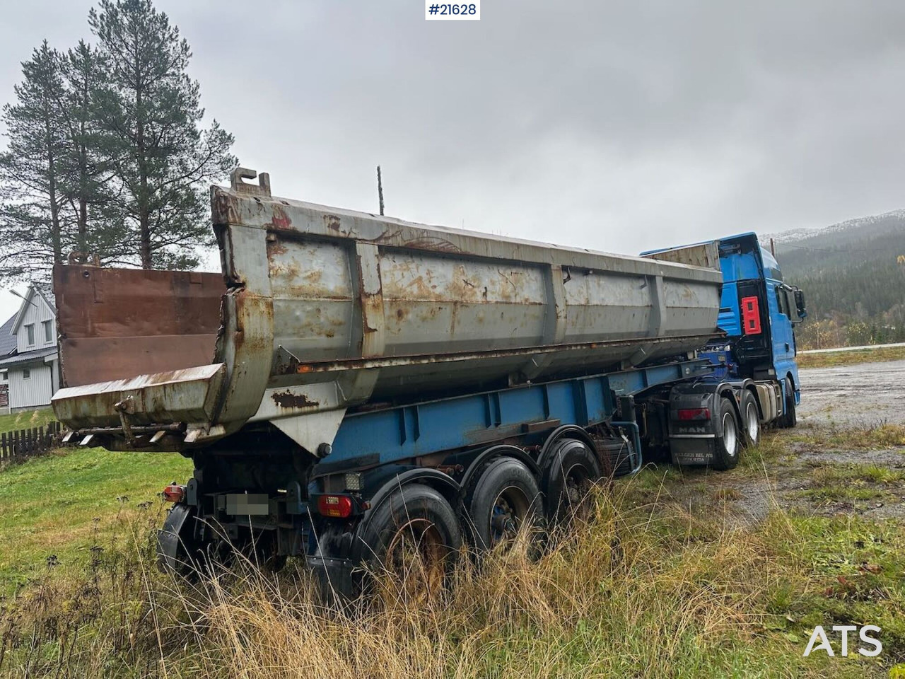 MAN TGA 28.530 6x2 trekkvogn m/ 1987 L.A.G Bree 3 akslet tippsemi SE VIDEO - Cap tractor: Foto 3 MAN TGA 28.530 6x2 trekkvogn m/ 1987 L.A.G Bree 3 akslet tippsemi SE VIDEO - Cap tractor: Foto 3