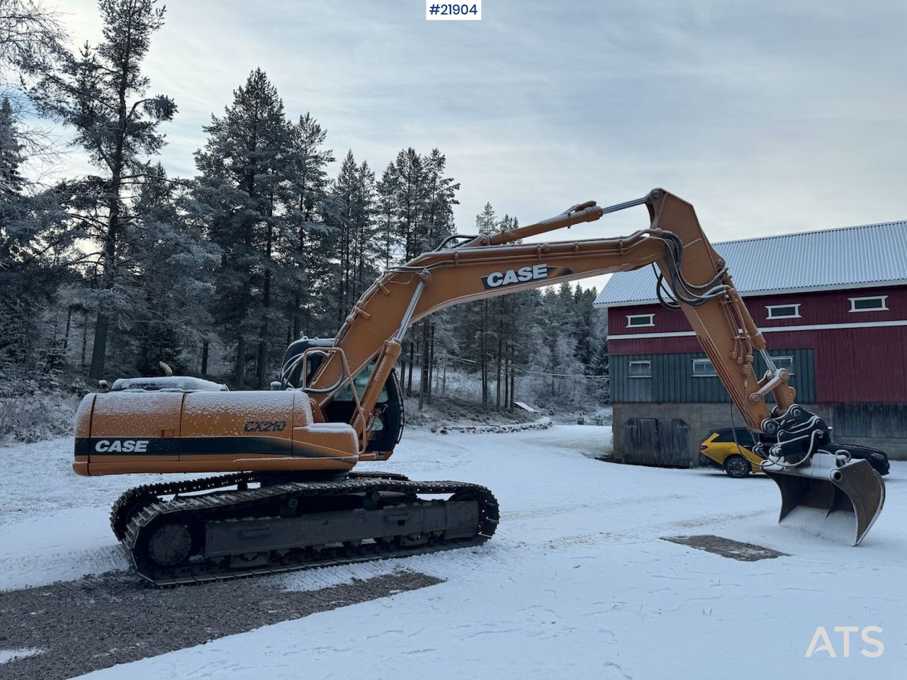 Case CX210 Beltegraver m/ tilt og pusseskuffe. SE VIDEO - Excavator pe şenile: Foto 4 Case CX210 Beltegraver m/ tilt og pusseskuffe. SE VIDEO - Excavator pe şenile: Foto 4