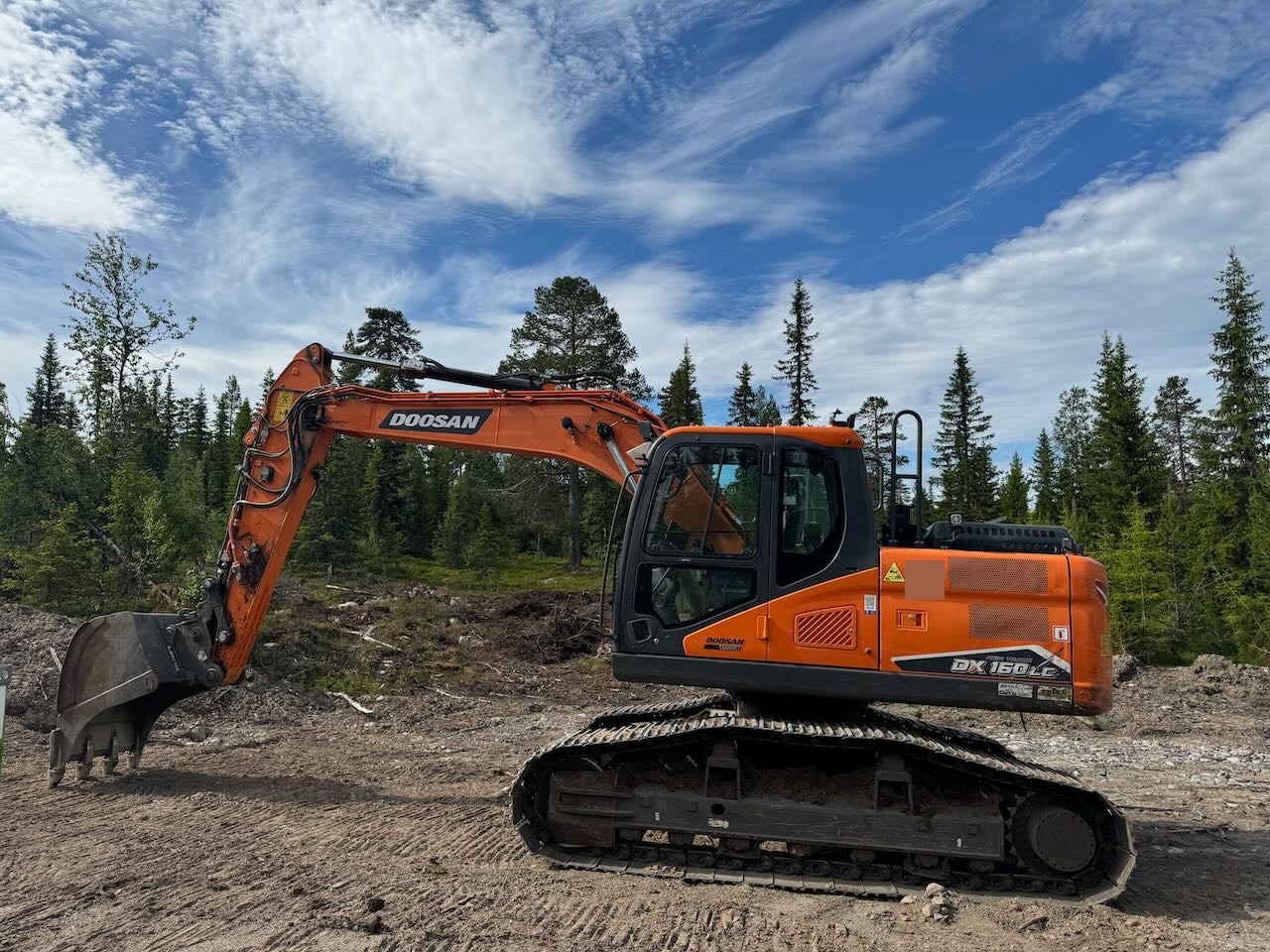 Doosan DX160LC Beltegraver – Rotortilt og 2 skuffer - Excavator pe şenile: Foto 1 Doosan DX160LC Beltegraver – Rotortilt og 2 skuffer - Excavator pe şenile: Foto 1