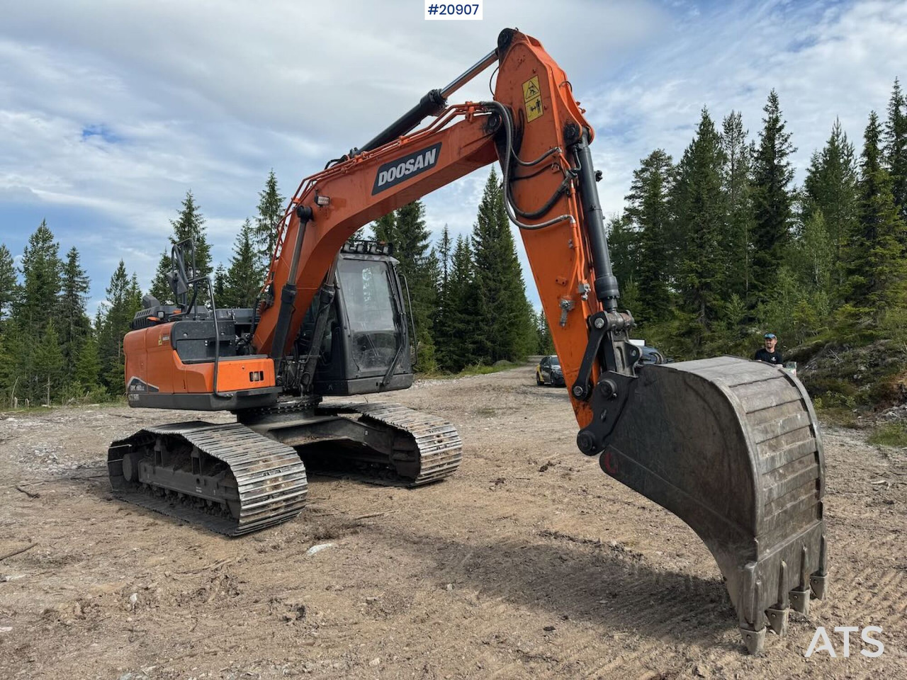 Doosan DX160LC Beltegraver – Rotortilt og 2 skuffer - Excavator pe şenile: Foto 4 Doosan DX160LC Beltegraver – Rotortilt og 2 skuffer - Excavator pe şenile: Foto 4