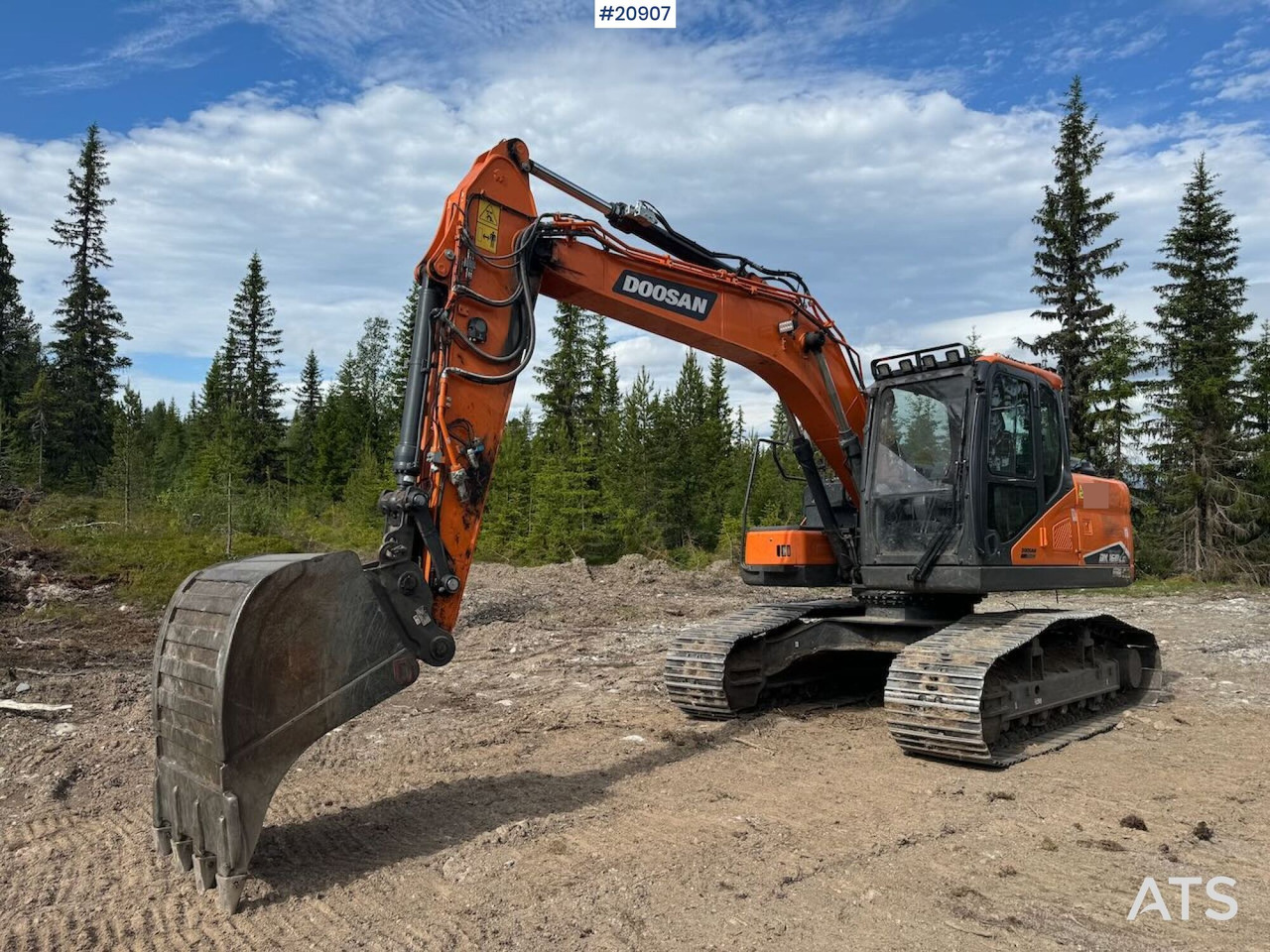 Doosan DX160LC Beltegraver – Rotortilt og 2 skuffer - Excavator pe şenile: Foto 2 Doosan DX160LC Beltegraver – Rotortilt og 2 skuffer - Excavator pe şenile: Foto 2
