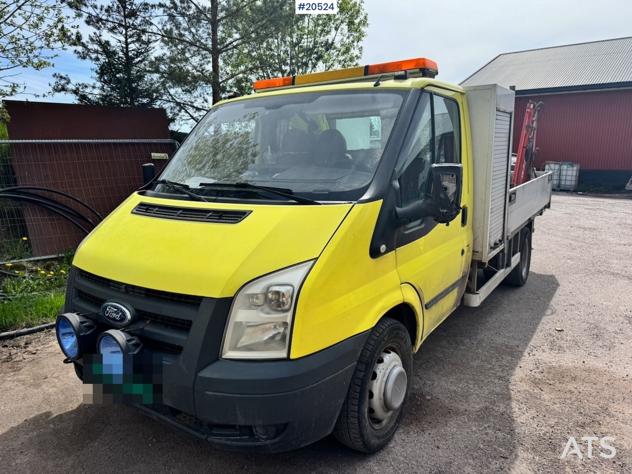 Ford Transit - Autoutilitară cu platformă, Camion cu macara: Foto 1 Ford Transit - Autoutilitară cu platformă, Camion cu macara: Foto 1