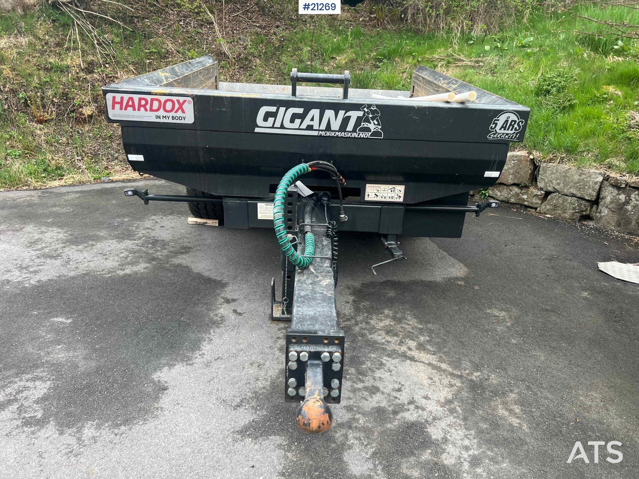 Gigant Hjulmaskin Henger - Remorcă transport utilaje: Foto 3 Gigant Hjulmaskin Henger - Remorcă transport utilaje: Foto 3