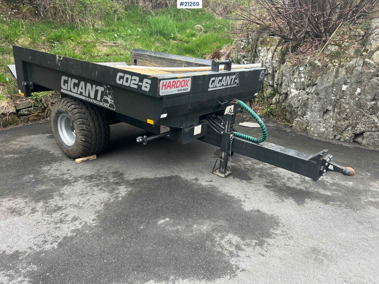 Gigant Hjulmaskin Henger - Remorcă transport utilaje: Foto 1 Gigant Hjulmaskin Henger - Remorcă transport utilaje: Foto 1