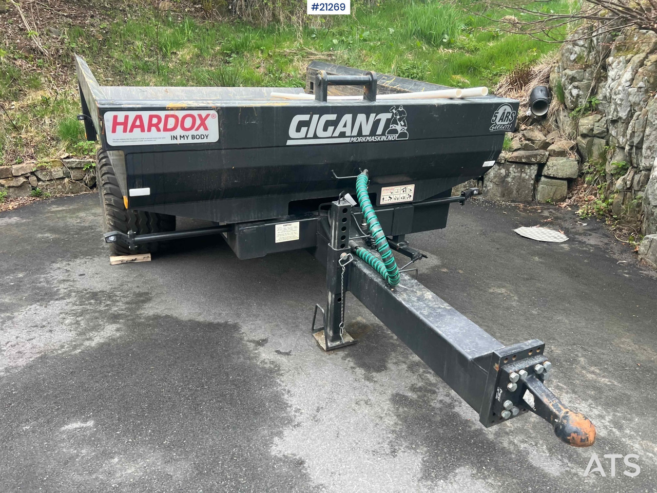 Gigant Hjulmaskin Henger - Remorcă transport utilaje: Foto 2 Gigant Hjulmaskin Henger - Remorcă transport utilaje: Foto 2