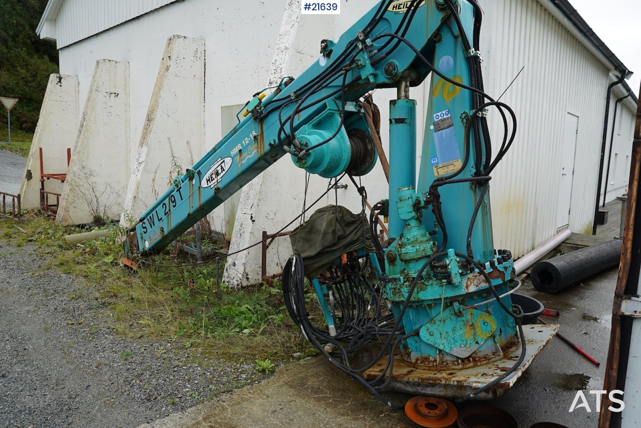 Heila Heila HMR12-1S kran med vinsj (stått på båt) - Macara montată: Foto 3 Heila Heila HMR12-1S kran med vinsj (stått på båt) - Macara montată: Foto 3