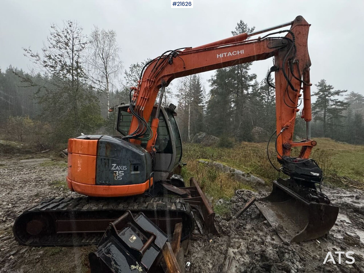 Hitachi ZX85 US Beltegraver m/ 2 skuffer SE VIDEO - Excavator pe şenile: Foto 4 Hitachi ZX85 US Beltegraver m/ 2 skuffer SE VIDEO - Excavator pe şenile: Foto 4