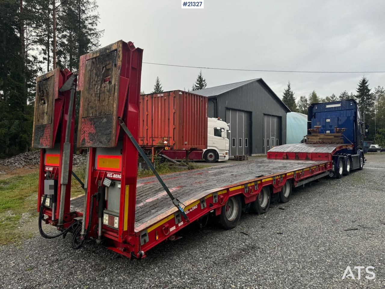 Semiremorcă transport agabaritic Kel-berg Maskinsemi: Foto 8