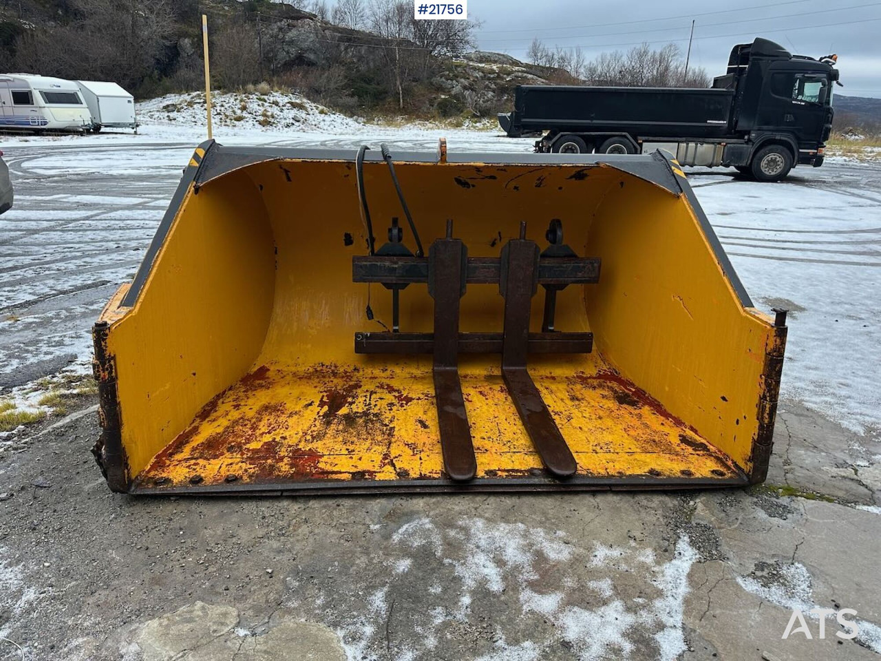 Klappvingeskuffe til hjullaster - Cupă incărcător: Foto 1 Klappvingeskuffe til hjullaster - Cupă incărcător: Foto 1