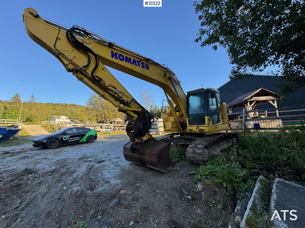 Komatsu PC228 m/ pusseskuffe og rotortilt! - Excavator pe şenile: Foto 2 Komatsu PC228 m/ pusseskuffe og rotortilt! - Excavator pe şenile: Foto 2