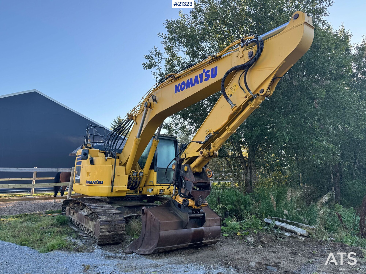 Komatsu PC228 m/ pusseskuffe og rotortilt! - Excavator pe şenile: Foto 5 Komatsu PC228 m/ pusseskuffe og rotortilt! - Excavator pe şenile: Foto 5