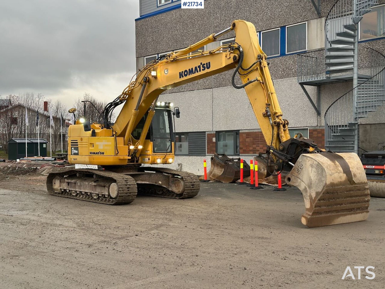 Komatsu PC228USLC-8 gravemaskin m/ 3 skuffer og rototilt. SE VIDEO - Excavator pe şenile: Foto 3 Komatsu PC228USLC-8 gravemaskin m/ 3 skuffer og rototilt. SE VIDEO - Excavator pe şenile: Foto 3