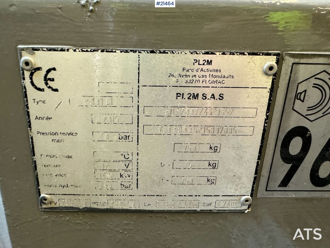 Lancy PH9TCL Gysepumpe - Pompă de beton staționară: Foto 4 Lancy PH9TCL Gysepumpe - Pompă de beton staționară: Foto 4