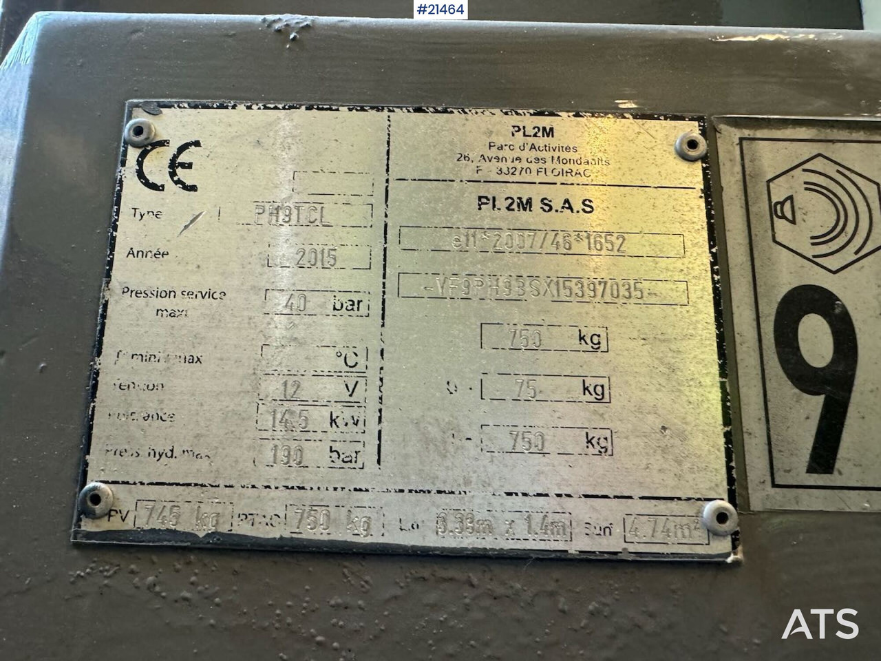 Lancy PH9TCL Gysepumpe - Pompă de beton staționară: Foto 5 Lancy PH9TCL Gysepumpe - Pompă de beton staționară: Foto 5