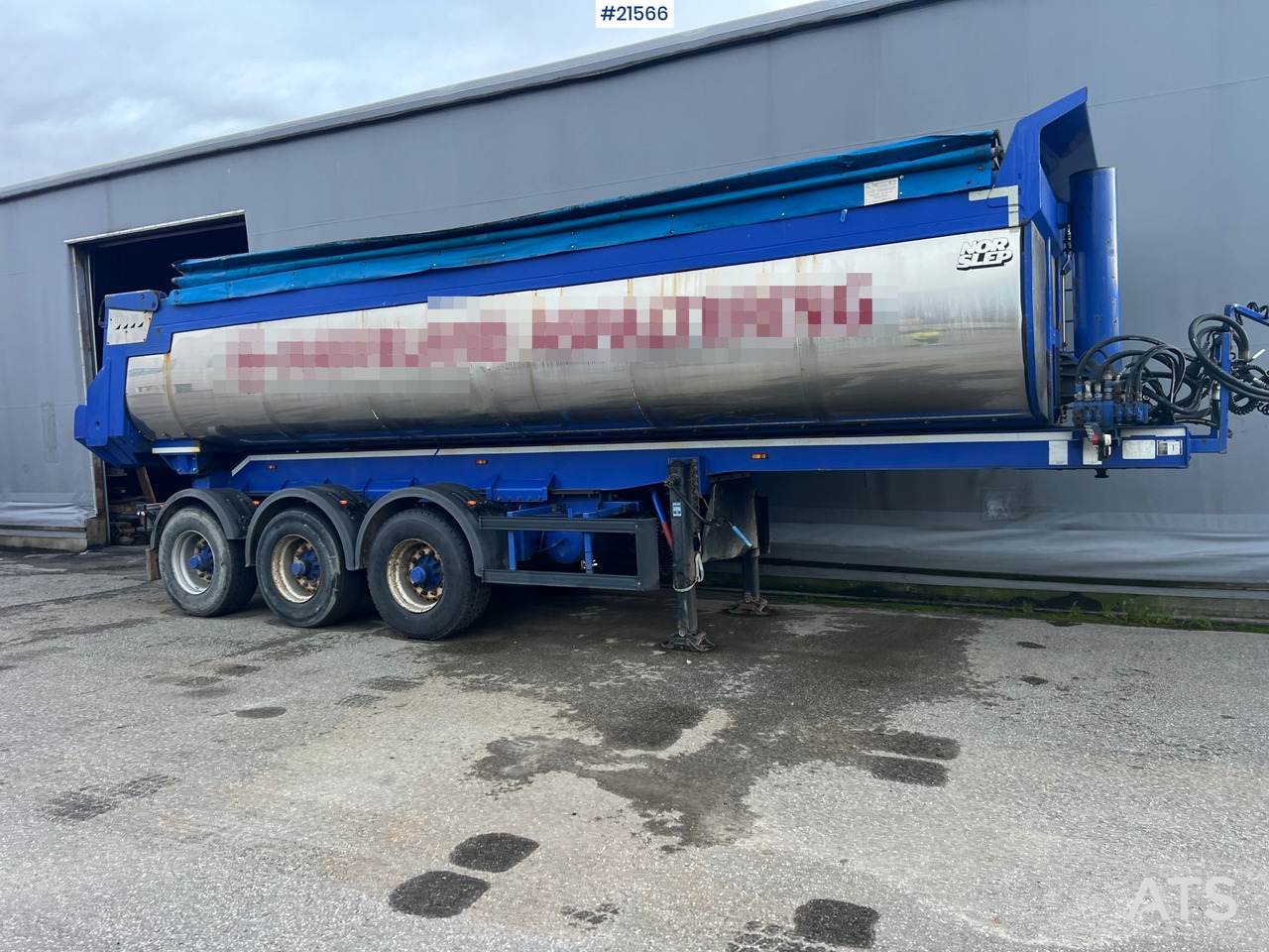 Langendorf 3 akslet asfaltsemi m/ Hydraulsik kapell - Remorcă basculantă: Foto 1 Langendorf 3 akslet asfaltsemi m/ Hydraulsik kapell - Remorcă basculantă: Foto 1