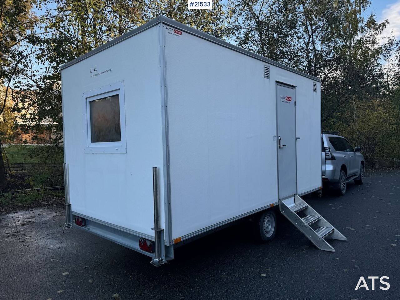 Letthus brakke - Container locuibil, Remorcă: Foto 3 Letthus brakke - Container locuibil, Remorcă: Foto 3