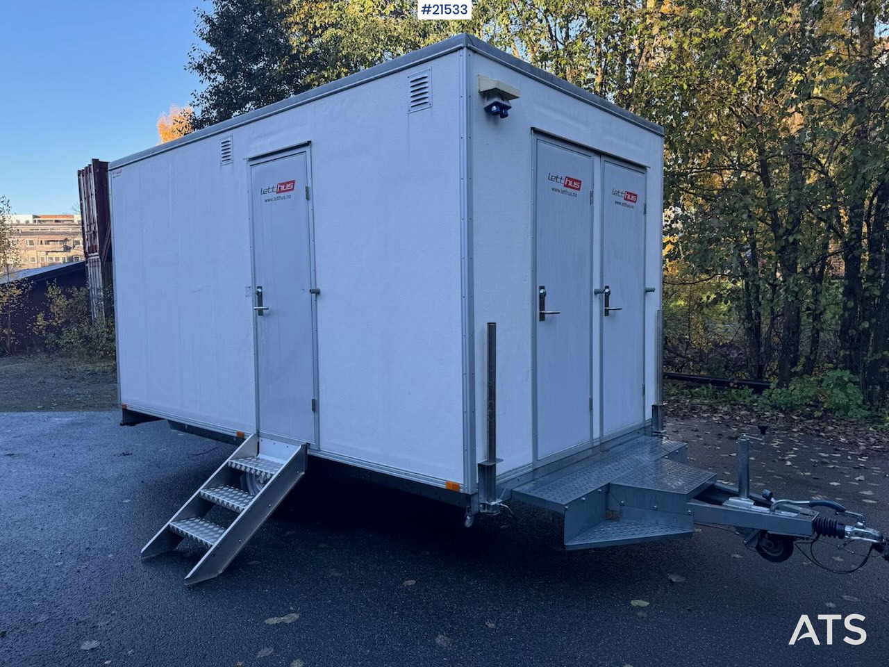 Letthus brakke - Container locuibil, Remorcă: Foto 1 Letthus brakke - Container locuibil, Remorcă: Foto 1
