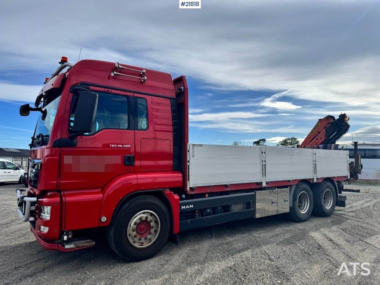 MAN TGS 26.500 6x4 Kranbil m/ 19 t/m Bakmontert kran. SE VIDEO - Camion cu macara: Foto 2 MAN TGS 26.500 6x4 Kranbil m/ 19 t/m Bakmontert kran. SE VIDEO - Camion cu macara: Foto 2
