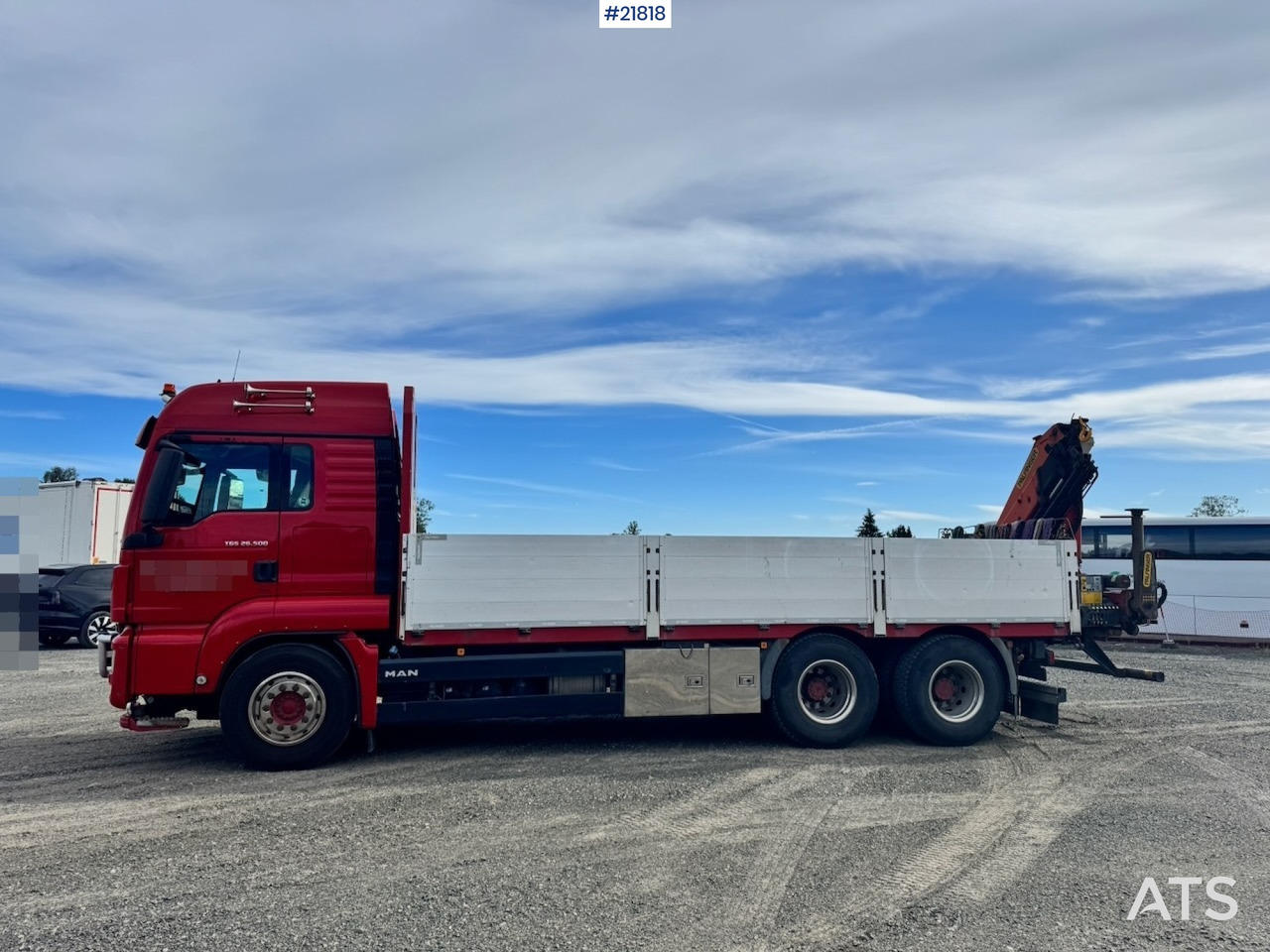 MAN TGS 26.500 6x4 Kranbil m/ 19 t/m Bakmontert kran. SE VIDEO - Camion cu macara: Foto 3 MAN TGS 26.500 6x4 Kranbil m/ 19 t/m Bakmontert kran. SE VIDEO - Camion cu macara: Foto 3