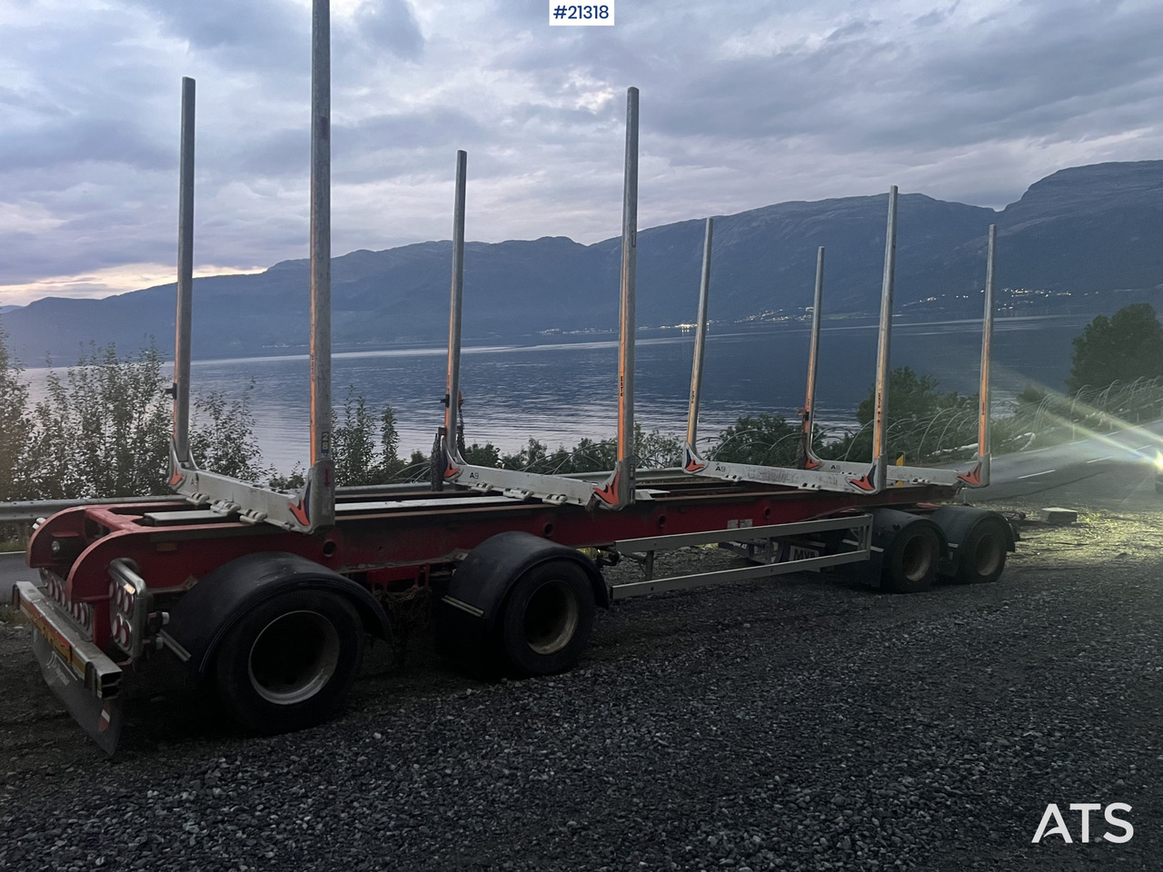 MVB10 MVB10-FLS4 4 akslet Tømmerhenger - Remorcă transport busteni: Foto 3 MVB10 MVB10-FLS4 4 akslet Tømmerhenger - Remorcă transport busteni: Foto 3