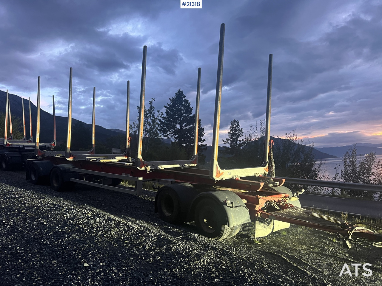 MVB10 MVB10-FLS4 4 akslet Tømmerhenger - Remorcă transport busteni: Foto 2 MVB10 MVB10-FLS4 4 akslet Tømmerhenger - Remorcă transport busteni: Foto 2