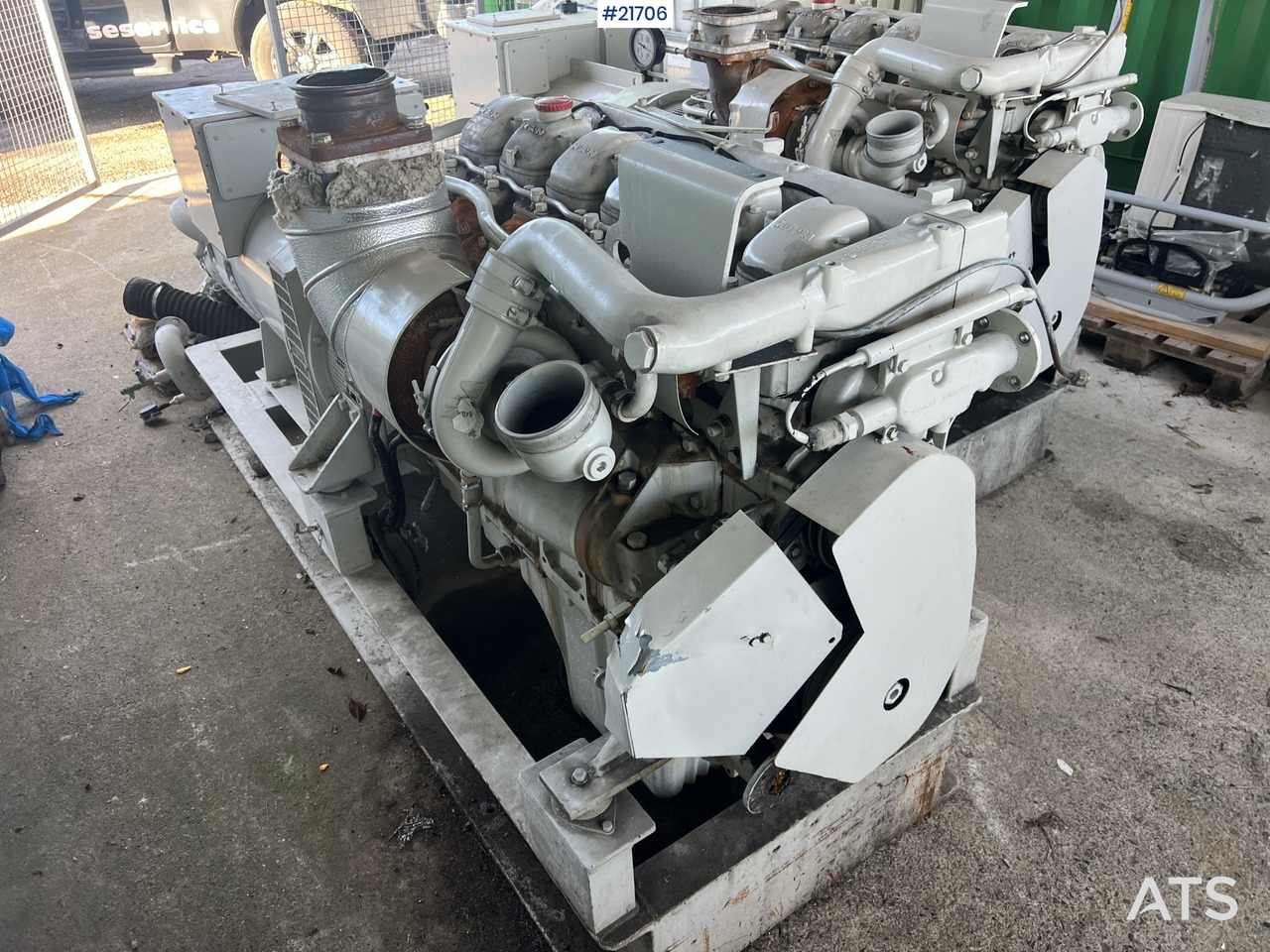 Man-stamford dieselaggregat m/ lite timer - Generator electric: Foto 4 Man-stamford dieselaggregat m/ lite timer - Generator electric: Foto 4