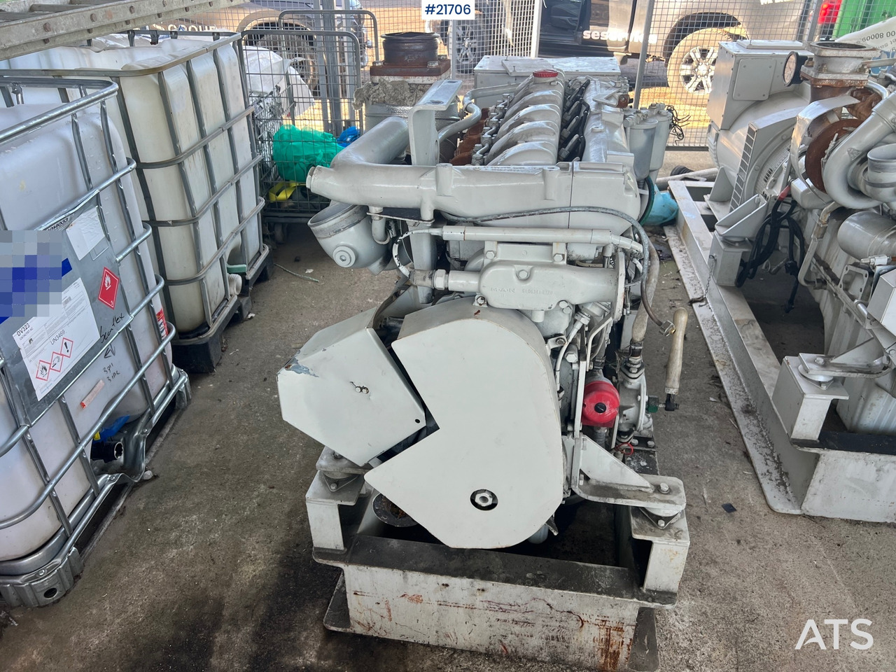 Man-stamford dieselaggregat m/ lite timer - Generator electric: Foto 3 Man-stamford dieselaggregat m/ lite timer - Generator electric: Foto 3