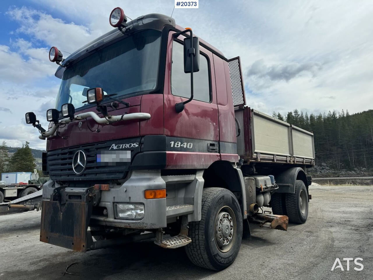 Mercedes Actros 1840 - Camion basculantă: Foto 3 Mercedes Actros 1840 - Camion basculantă: Foto 3