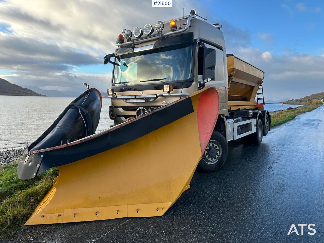 Mercedes Actros 2848 4x4+2 brøyterigget krokbil - Camion cu cârlig: Foto 1 Mercedes Actros 2848 4x4+2 brøyterigget krokbil - Camion cu cârlig: Foto 1