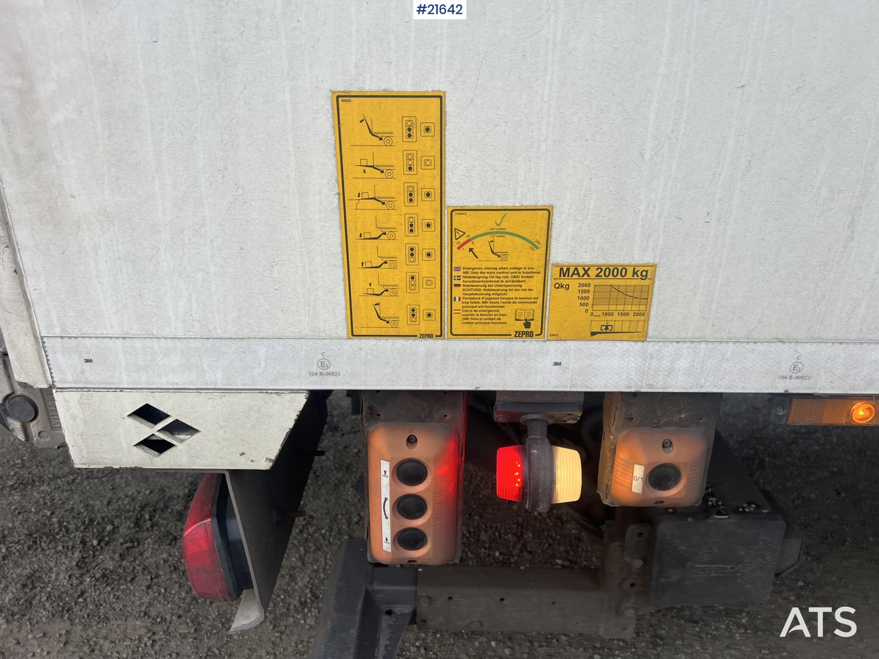 Camion furgon Mercedes-Benz Actrox 6x2 skapbil m/ kjøl/frys aggregat: Foto 17 Camion furgon Mercedes-Benz Actrox 6x2 skapbil m/ kjøl/frys aggregat: Foto 17