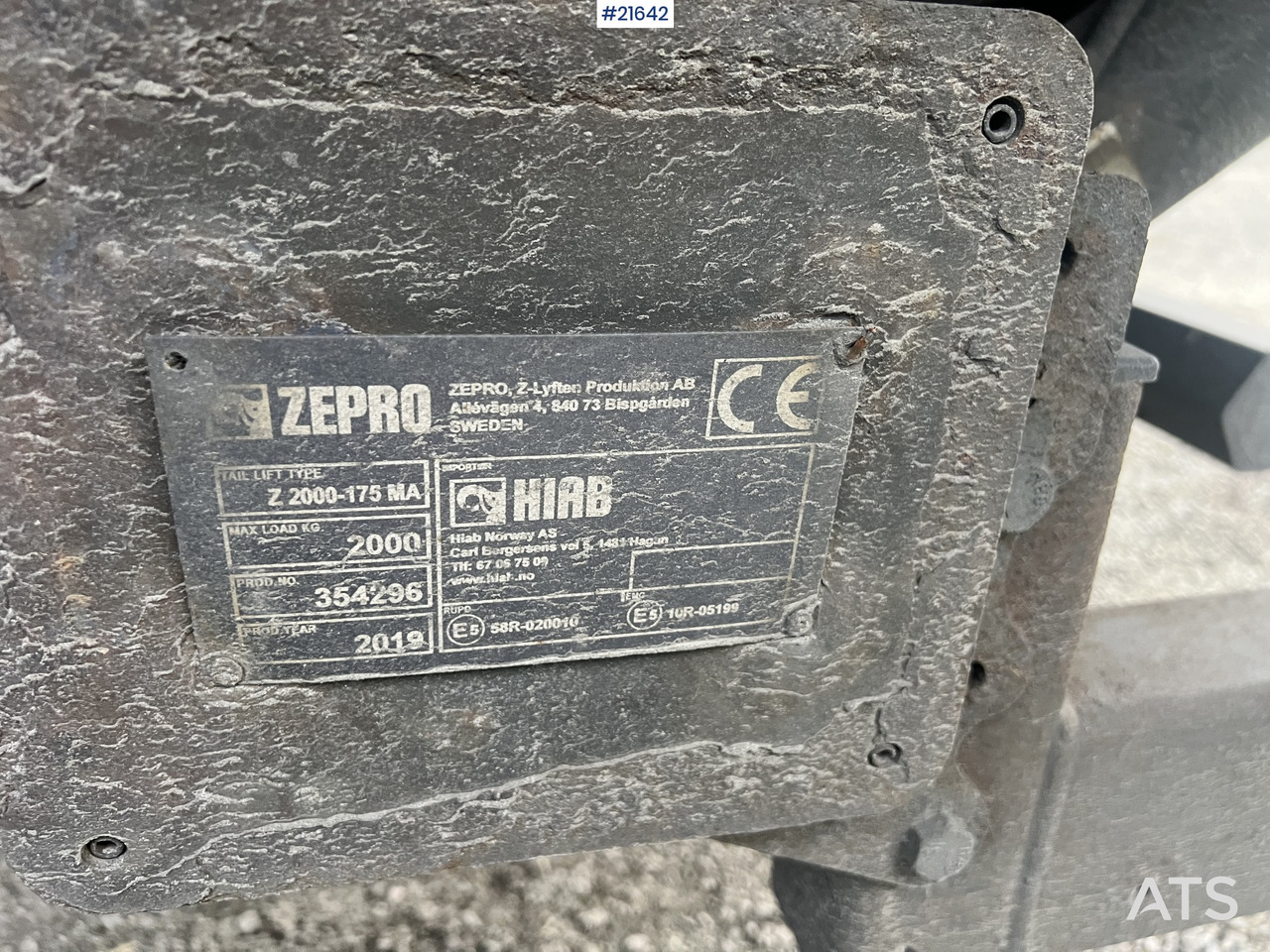 Camion furgon Mercedes-Benz Actrox 6x2 skapbil m/ kjøl/frys aggregat: Foto 24 Camion furgon Mercedes-Benz Actrox 6x2 skapbil m/ kjøl/frys aggregat: Foto 24