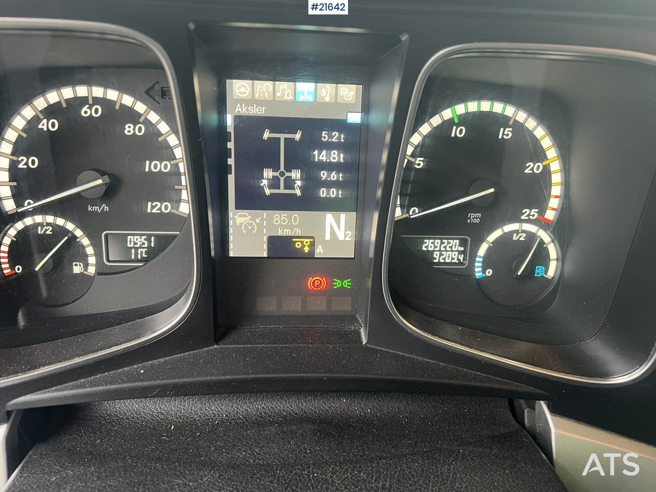 Camion furgon Mercedes-Benz Actrox 6x2 skapbil m/ kjøl/frys aggregat: Foto 37 Camion furgon Mercedes-Benz Actrox 6x2 skapbil m/ kjøl/frys aggregat: Foto 37