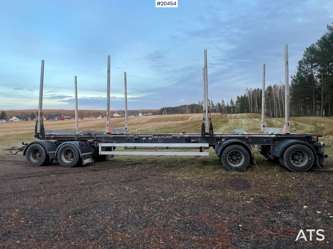 Mjølby Mjøby Tømmerhenger - Remorcă transport busteni: Foto 3 Mjølby Mjøby Tømmerhenger - Remorcă transport busteni: Foto 3