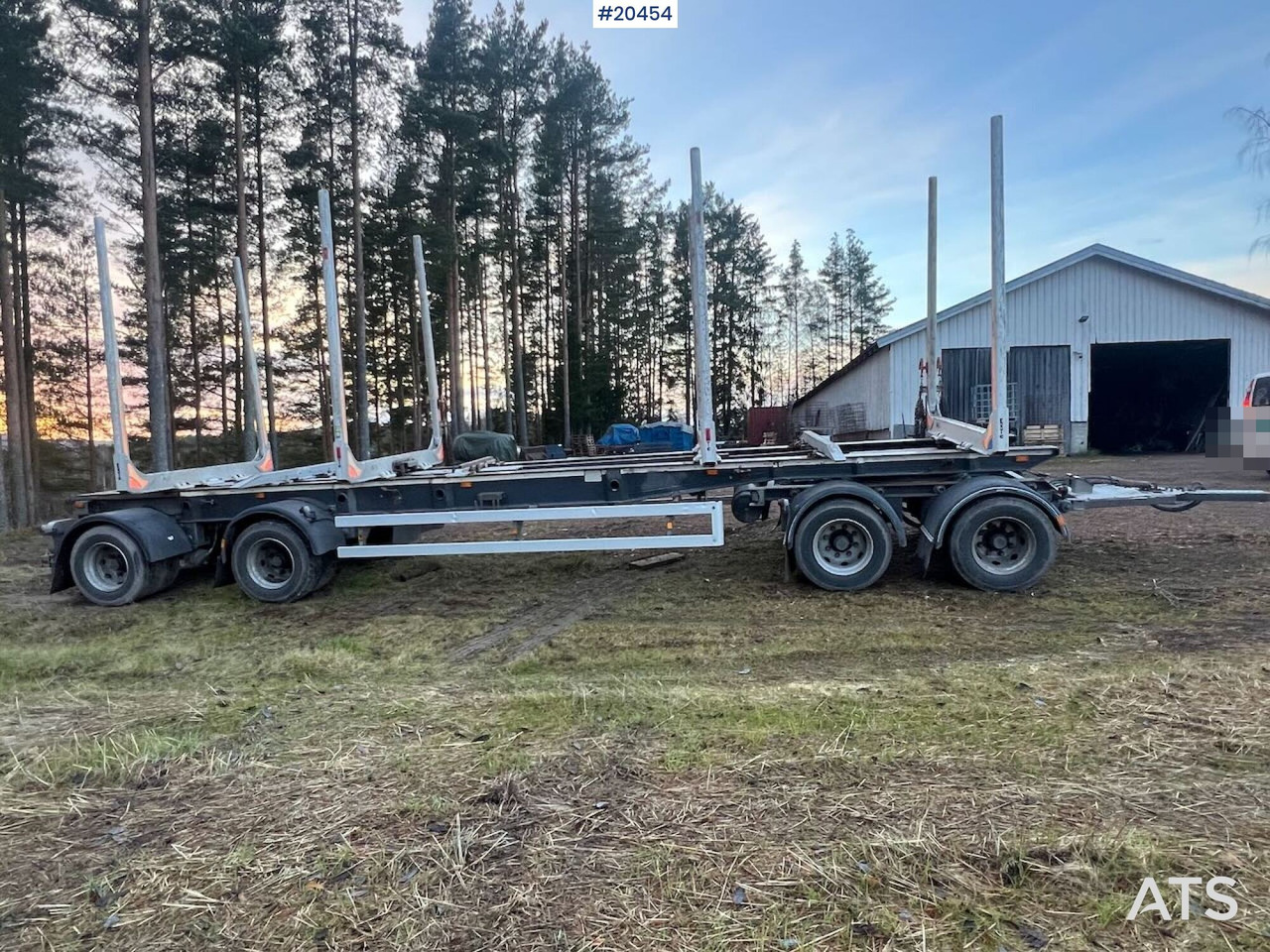 Mjølby Mjøby Tømmerhenger - Remorcă transport busteni: Foto 2 Mjølby Mjøby Tømmerhenger - Remorcă transport busteni: Foto 2