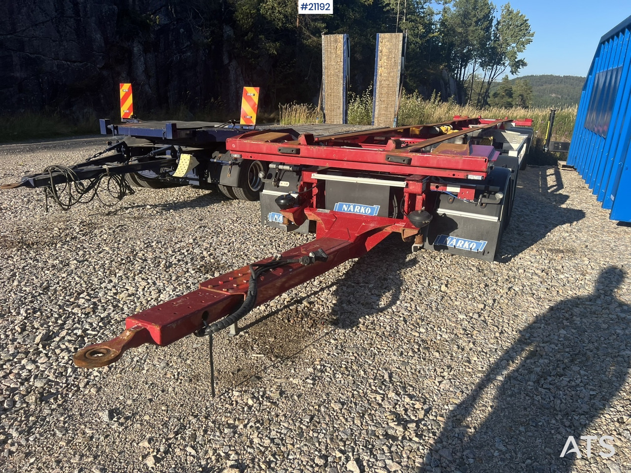 Narko 4 akslet container henger - Remorcă şasiu: Foto 2 Narko 4 akslet container henger - Remorcă şasiu: Foto 2