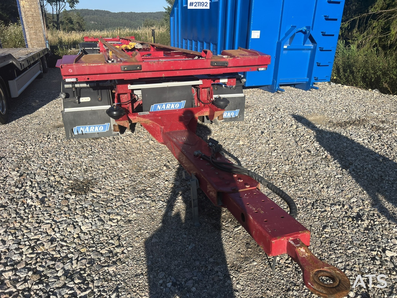 Narko 4 akslet container henger - Remorcă şasiu: Foto 4 Narko 4 akslet container henger - Remorcă şasiu: Foto 4