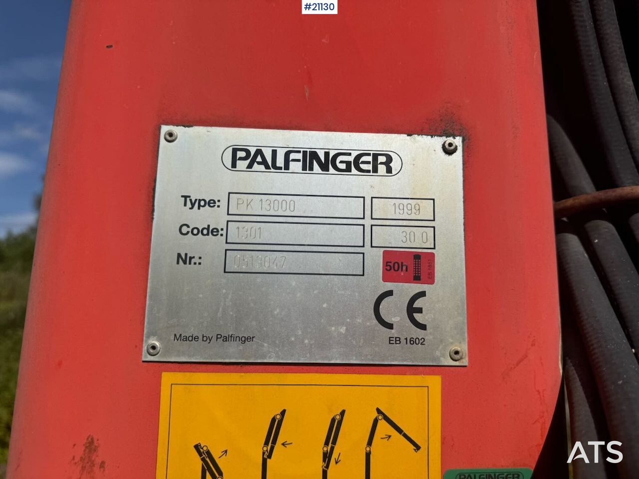 Macara montată pentru Camion Palfinger PK 13000: Foto 7 Macara montată pentru Camion Palfinger PK 13000: Foto 7