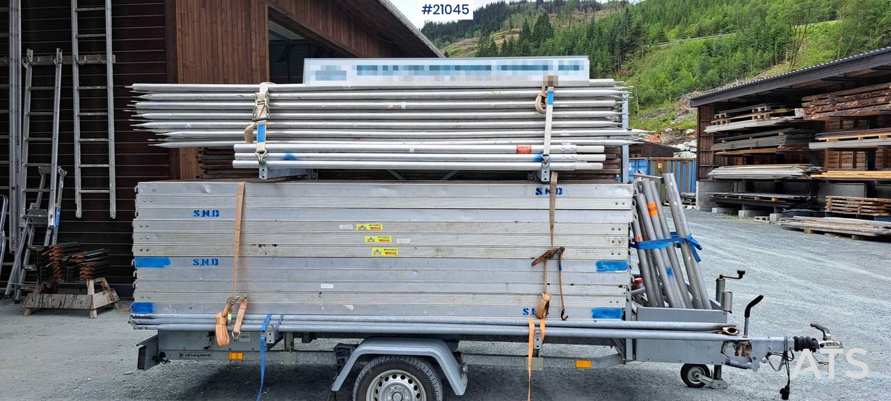 Temared Temared stillashenger m/ 162m2 stillas - Remorcă: Foto 2 Temared Temared stillashenger m/ 162m2 stillas - Remorcă: Foto 2