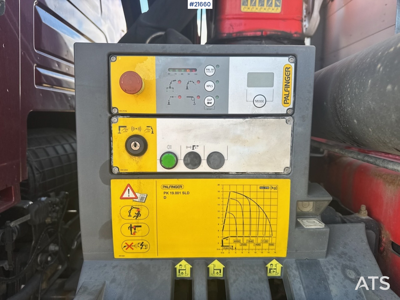 Camion cu macara Renault Renault T380 6x2 Kranbil m/ 19 t/m Palfinger: Foto 13 Camion cu macara Renault Renault T380 6x2 Kranbil m/ 19 t/m Palfinger: Foto 13