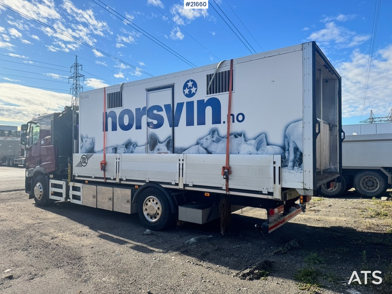 Renault Renault T380 6x2 Kranbil m/ 19 t/m Palfinger - Camion cu macara: Foto 5 Renault Renault T380 6x2 Kranbil m/ 19 t/m Palfinger - Camion cu macara: Foto 5