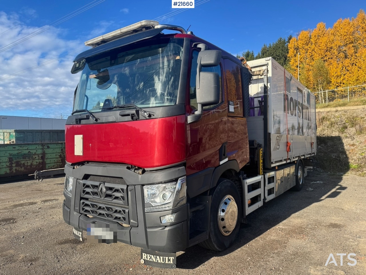 Camion cu macara Renault Renault T380 6x2 Kranbil m/ 19 t/m Palfinger: Foto 8 Camion cu macara Renault Renault T380 6x2 Kranbil m/ 19 t/m Palfinger: Foto 8