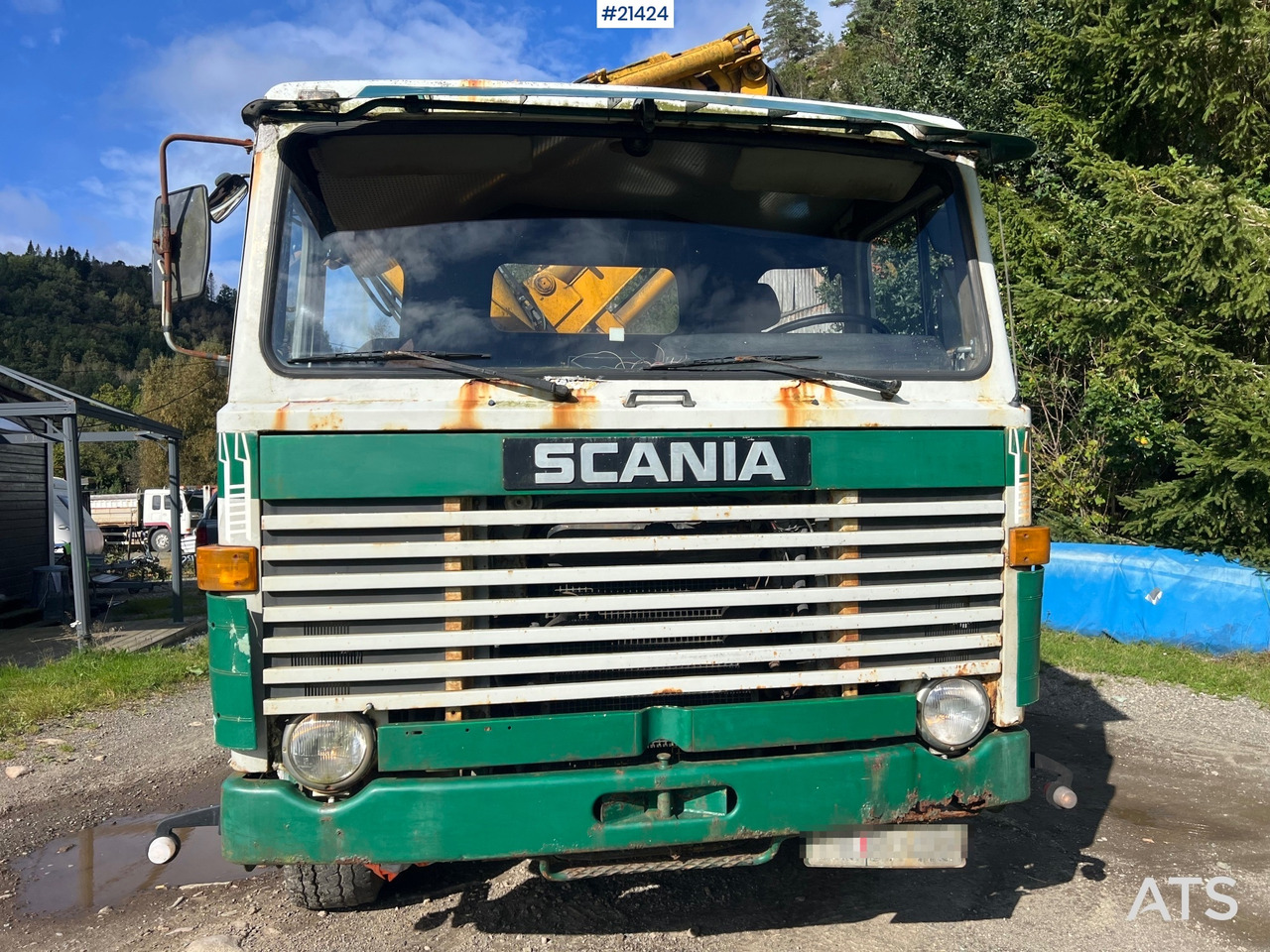 Scania LB 81 6x2 Kranbil m/ 10t/m kran og tipp Rep.Objekt - Camion cu macara: Foto 5 Scania LB 81 6x2 Kranbil m/ 10t/m kran og tipp Rep.Objekt - Camion cu macara: Foto 5
