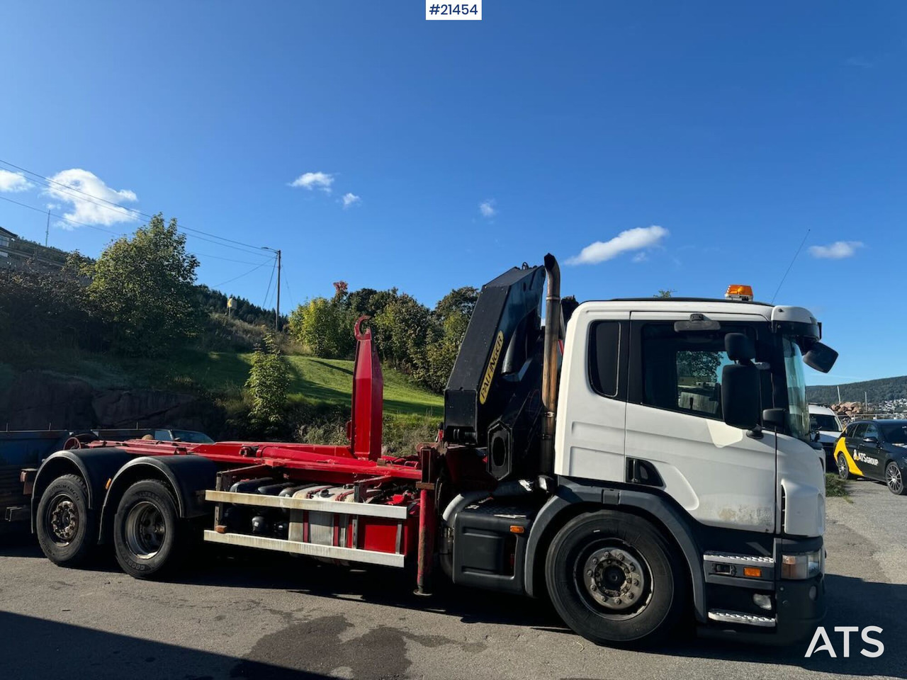 Scania P340 Krok/kranbil 23 t/m Palfinger kran - Camion cu macara: Foto 3 Scania P340 Krok/kranbil 23 t/m Palfinger kran - Camion cu macara: Foto 3