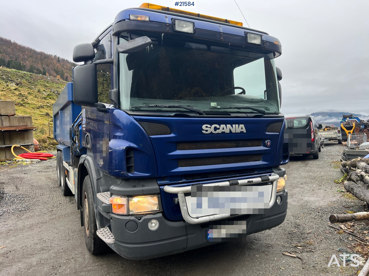 Scania P380 6x2 kranbil m/tipp, m/14t/ og m/Hiab kran - Camion cu macara: Foto 4 Scania P380 6x2 kranbil m/tipp, m/14t/ og m/Hiab kran - Camion cu macara: Foto 4