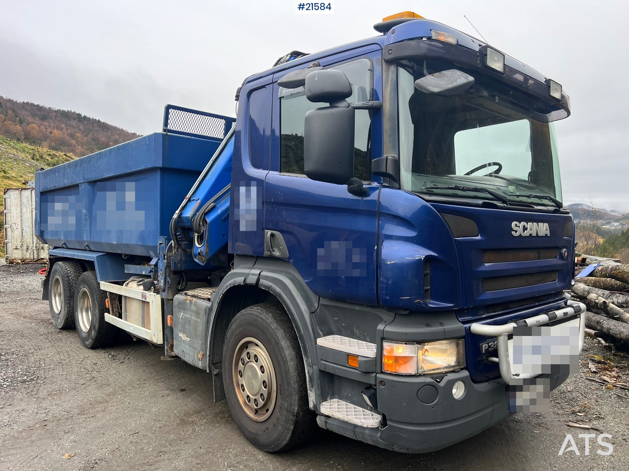 Scania P380 6x2 kranbil m/tipp, m/14t/ og m/Hiab kran - Camion cu macara: Foto 2 Scania P380 6x2 kranbil m/tipp, m/14t/ og m/Hiab kran - Camion cu macara: Foto 2