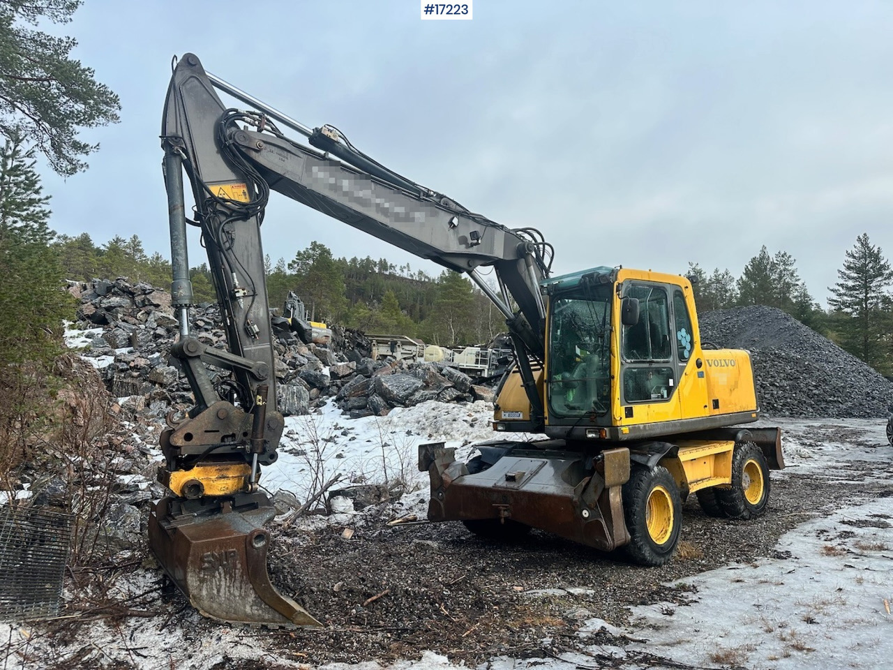 Volvo EW160B - Excavator: Foto 1 Volvo EW160B - Excavator: Foto 1