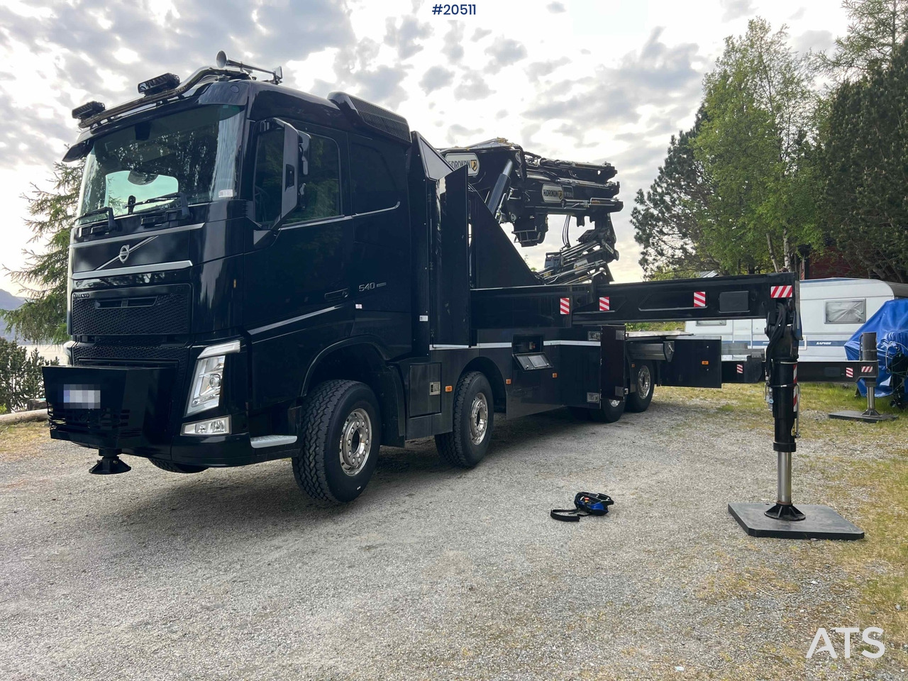 Volvo FH 540 8x2 Kranbil m/ 2021 165 t/m HIDROKON kran m/ jibb og vinsj og enn masse utstyr! SE VIDEO - Camion cu macara: Foto 2 Volvo FH 540 8x2 Kranbil m/ 2021 165 t/m HIDROKON kran m/ jibb og vinsj og enn masse utstyr! SE VIDEO - Camion cu macara: Foto 2