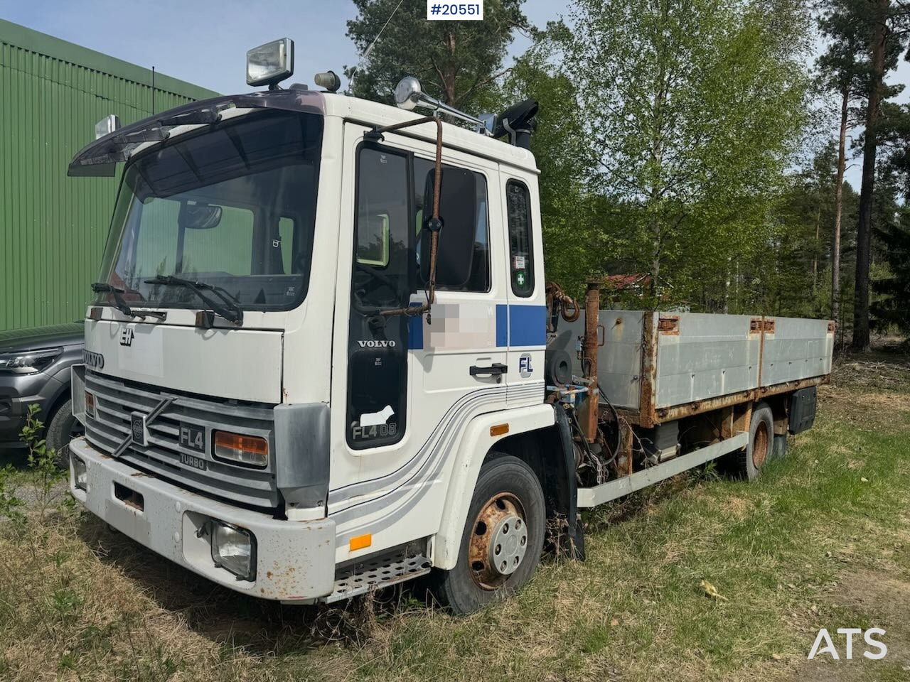 Volvo FL4 - Camion platformă, Camion cu macara: Foto 1 Volvo FL4 - Camion platformă, Camion cu macara: Foto 1